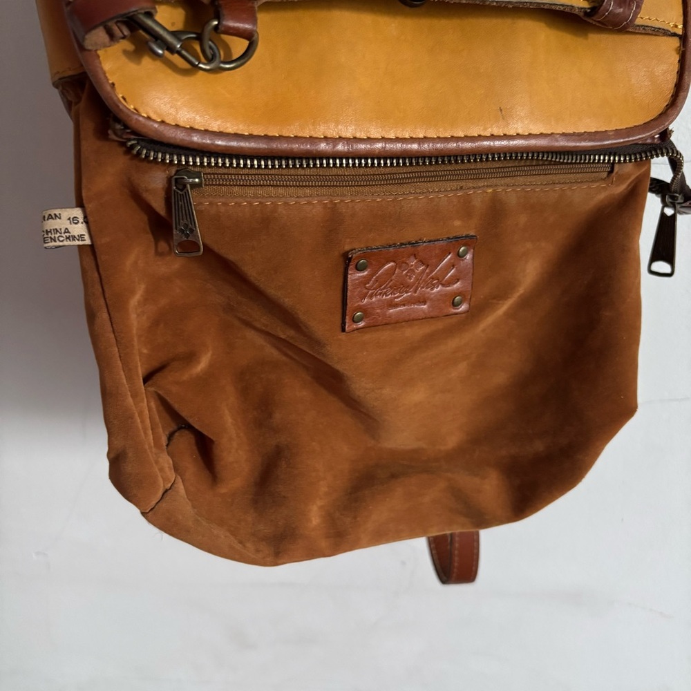 Patricia Nash Tooled Leather Satchel Crossbody Bag - Picture 10 of 12